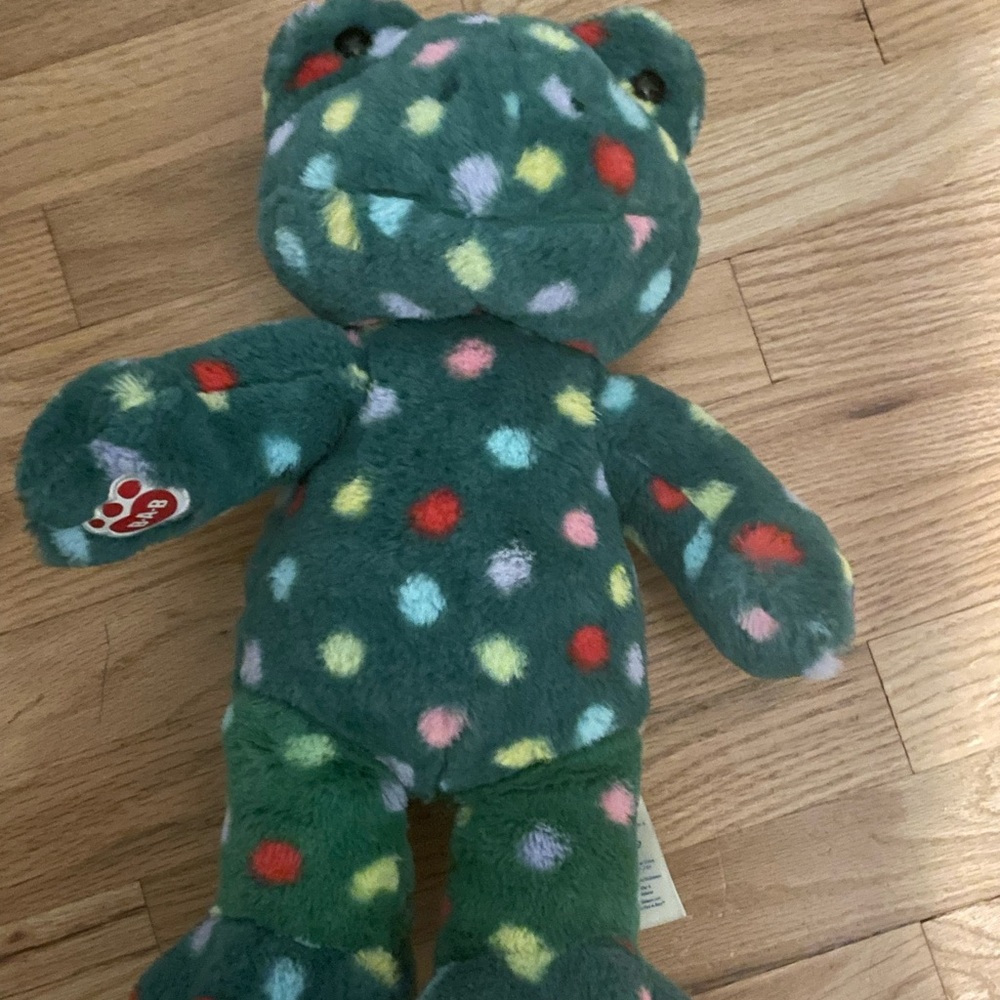 Build A Bear Christmas Frog
